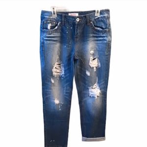 Distressed boyfriend Jeans